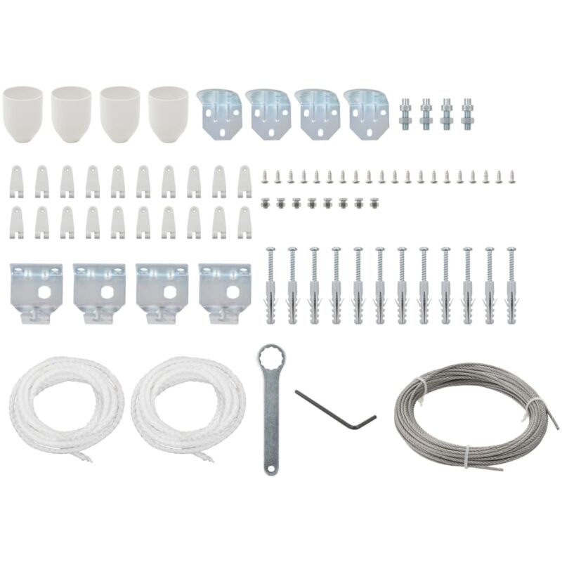 

Set de accesorios de montaje de toldo 81 piezas - Vidaxl