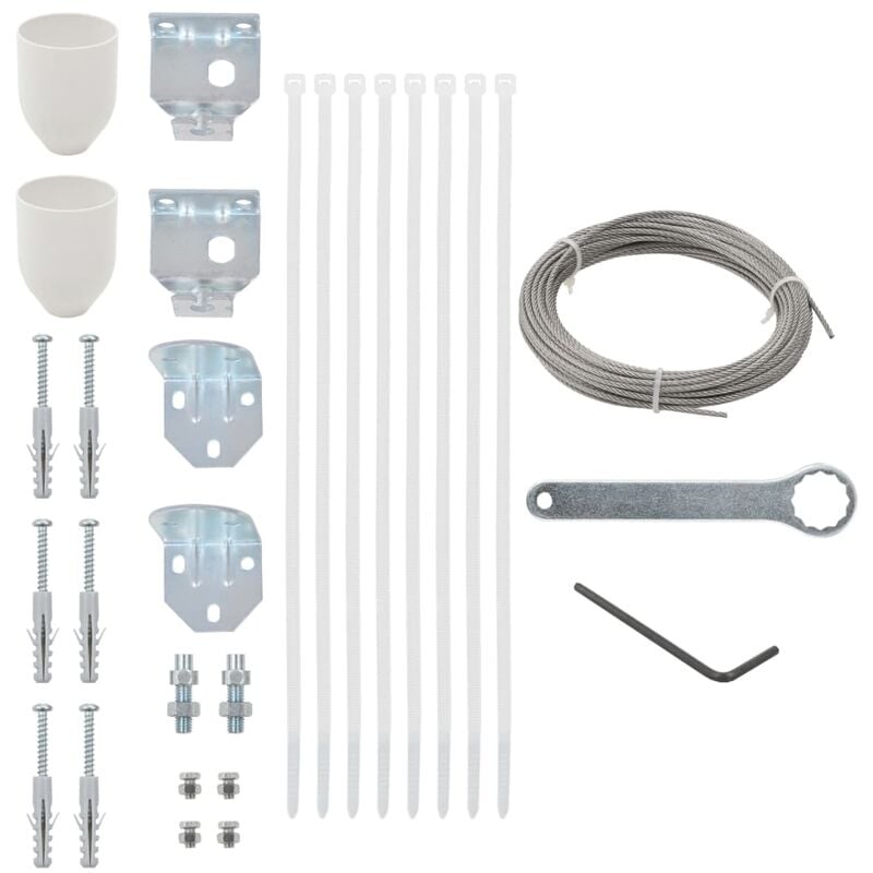 

Set de accesorios de montaje de toldo de balcón 29 piezas