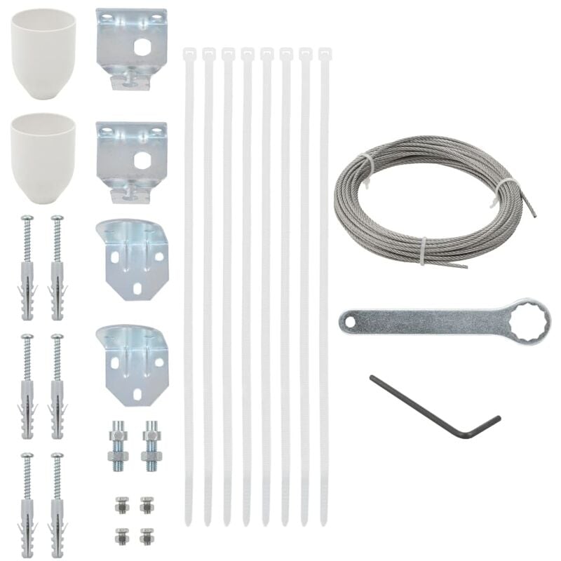 

Set de accesorios de montaje de toldo de balcón 29 piezas