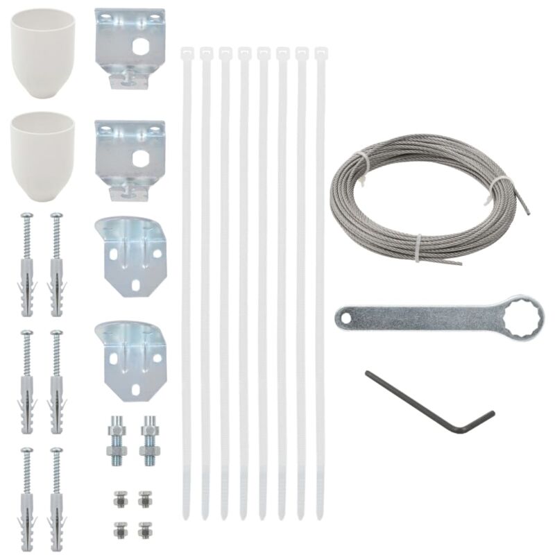 

Set de accesorios de montaje de toldo de balcón 29 piezas - Vidaxl