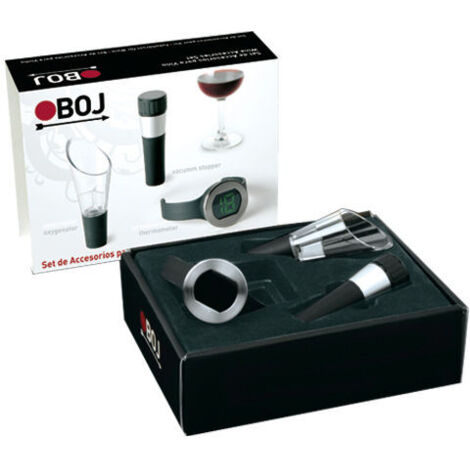 Set de accesorios para vino 3 piezas BOJ 10125