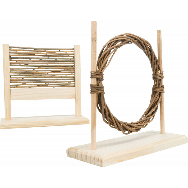 

Set de agilidad para conejos enanos, tamaño 28 x 26 x 12 cm.