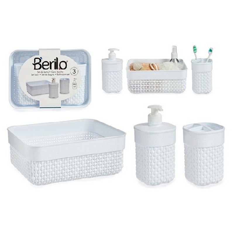 

Set de Baño Blanco (3 Piezas)