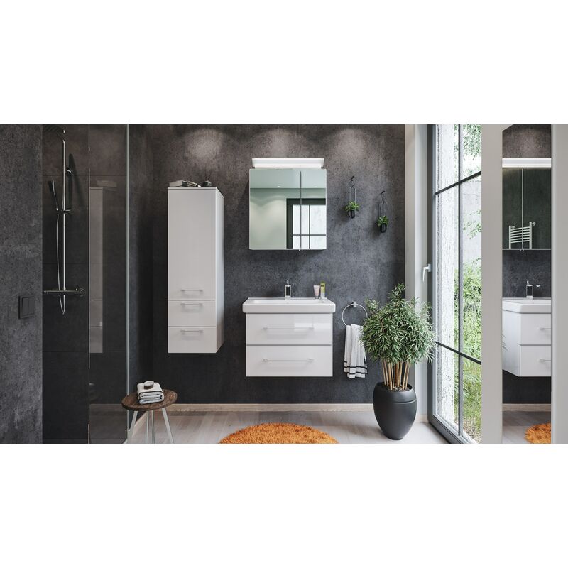 

Set de baño City (3-piezas) incl. Lavabo V&B Subway 2.0 blanco brillante