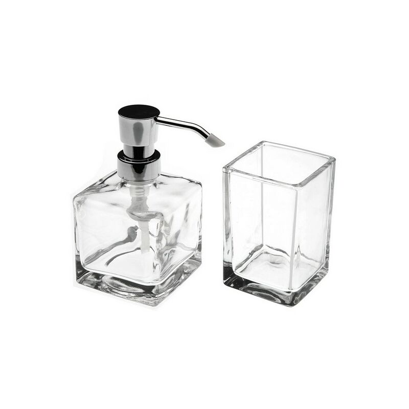 

Set de Baño Cristal (7,3 x 14 x 7,3 cm)
