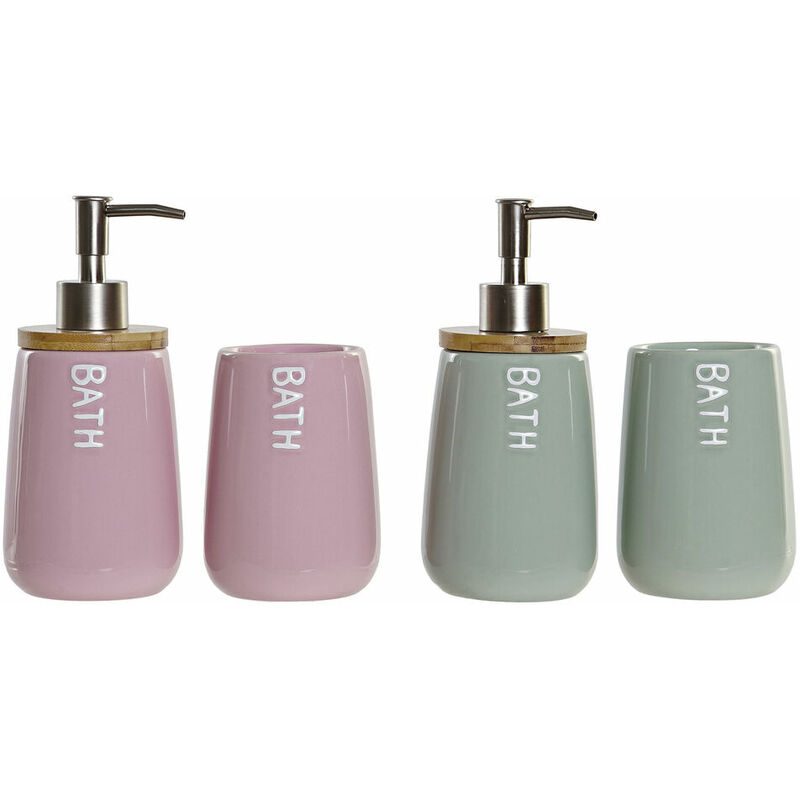 

Set de Baño DKD Home Decor Bambú Dolomita (2 pcs)