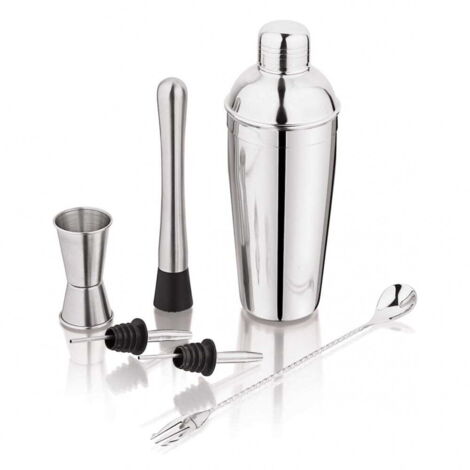Set de barman pour cocktails, 6 pièces. Shaker KINGHOFF KH-1707