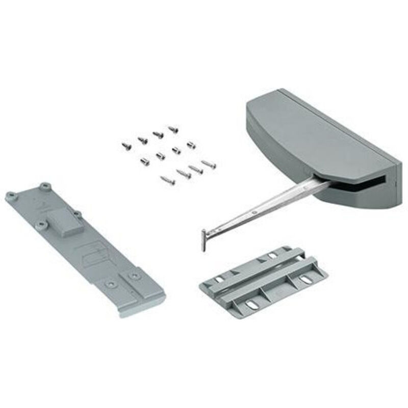 Hettich - Set de base Push to move Wing Line l 9265960 gris