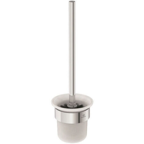 Set de brosses WC CONCA rond, avec support mural chromé IDEAL STANDARD