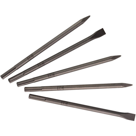 Set de burins SDS-max, 5 pièces metabo