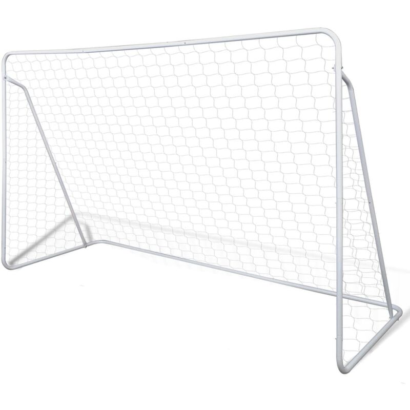 Cage de but de football 240 x 90 x 150 cm Acier - Vidaxl
