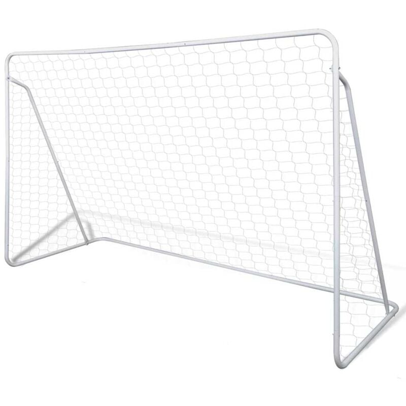 Cage de but de football 240x90x150 cm acier haute qualité Vidaxl