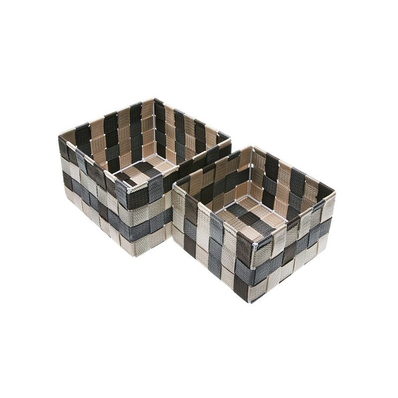 

Set de Cajas Organizadoras Apilables Polipropileno (2 Piezas)