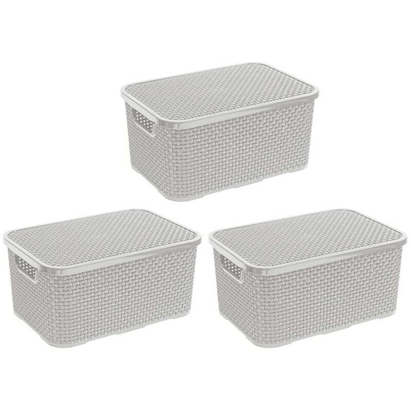 

Set de Cajas Organizadoras Apilables (Reacondicionado D)