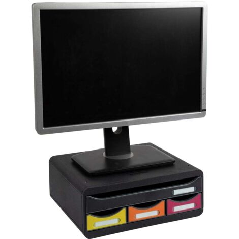 Set de cajones escritorio Toolbox con 4 cajones arlequinado Exacompta