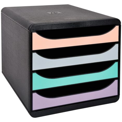 Set de cajones para escritorio Aquarel con 4 cajones Exacompta