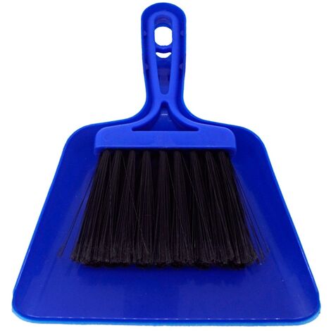 Set de cepillo y recogedor de mano  Azul