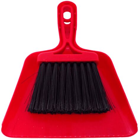 Set de cepillo y recogedor de mano  Rojo