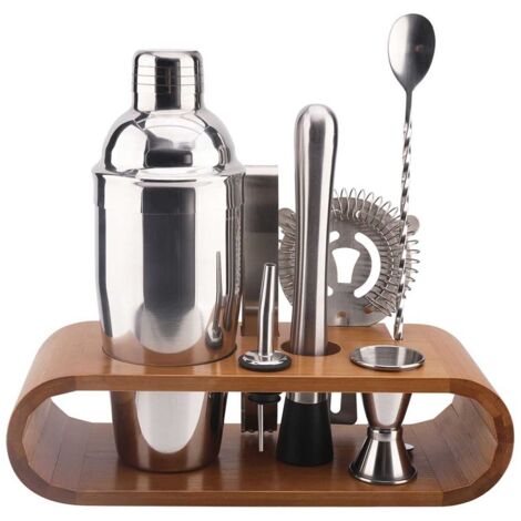 Set de coctelería MIXOLOGY, acero inoxidable