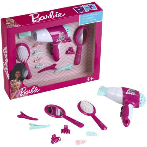 Set de coiffure - KLEIN - 5790 - Barbie - Avec seche-cheveux électronique - Des 3 ans