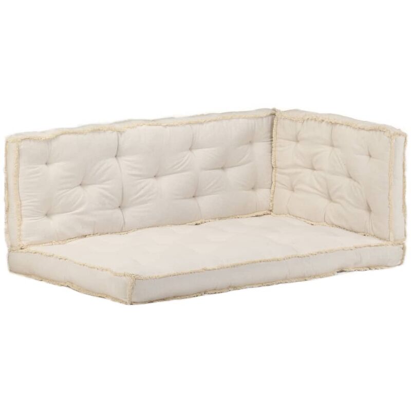 

Set de cojines de sofá de palets 3 piezas beige - Beige