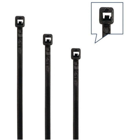 Set de colliers de serrage 350pcs. noir - NW-SET 1