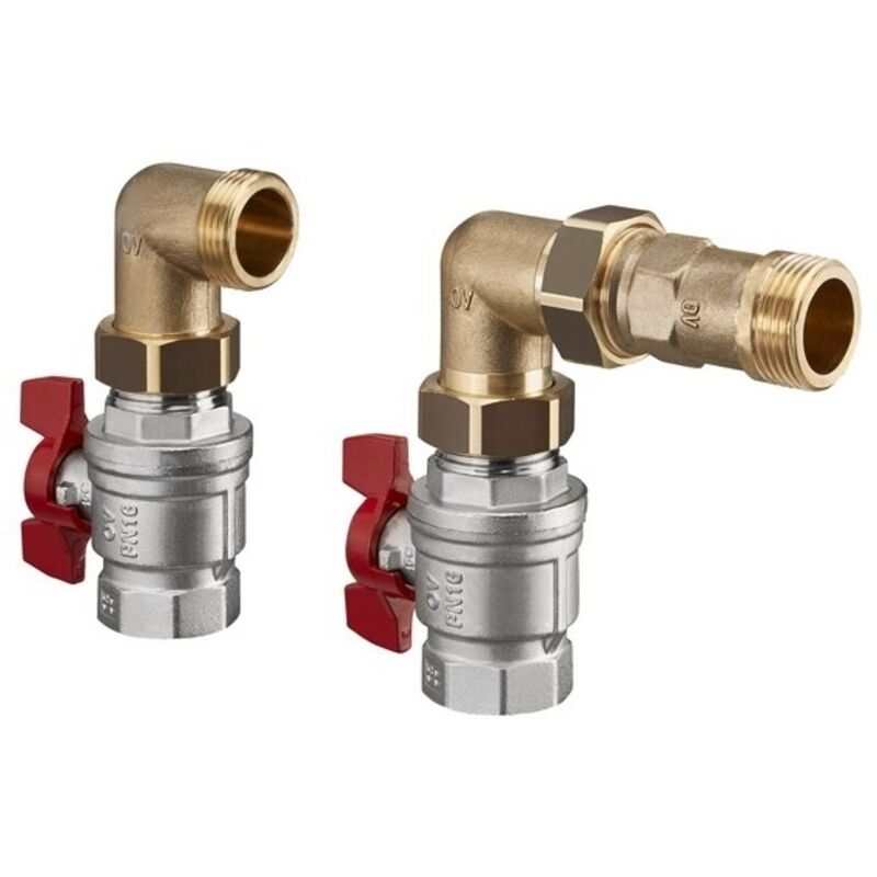 

Oventrop - SET DE CONEXIÓN. EQU. PARA COLECTORES con válvula de CIERRE