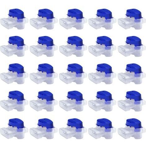 Set de Connecteurs de Câbles pour Robot Tondeuse - 50 Raccords Remplis de Gel pour Étendre ou Réparer Fil Electrique Bas Voltage Tondeuse Automatique - Étanches, Sûrs, Dénudage Inutile