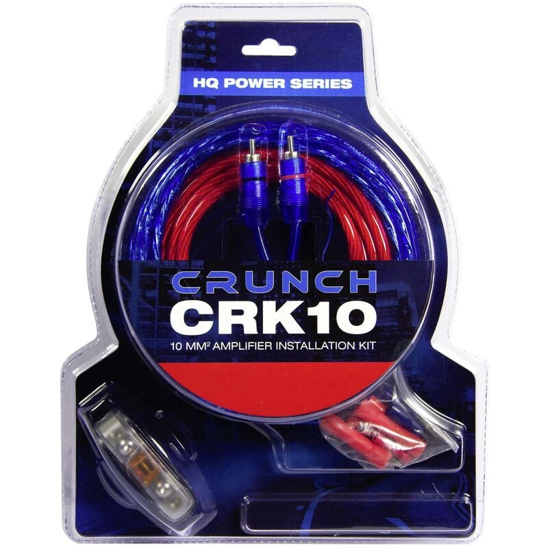 Crunch - CRK10 Set de connexion pour ampli HiFi auto 10 mm² R802161