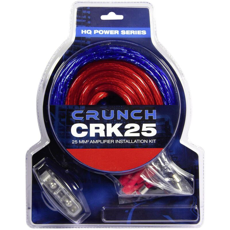 CRK25 Set de connexion pour ampli HiFi auto 25 mm² R802101 - Crunch