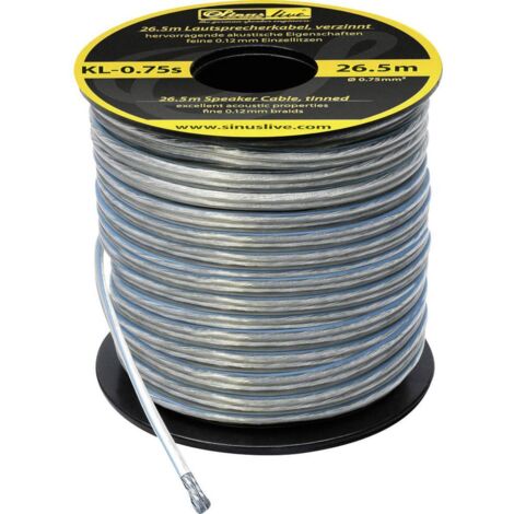 Set de connexion pour ampli HiFi auto Sinustec KL-0,75s Y249121