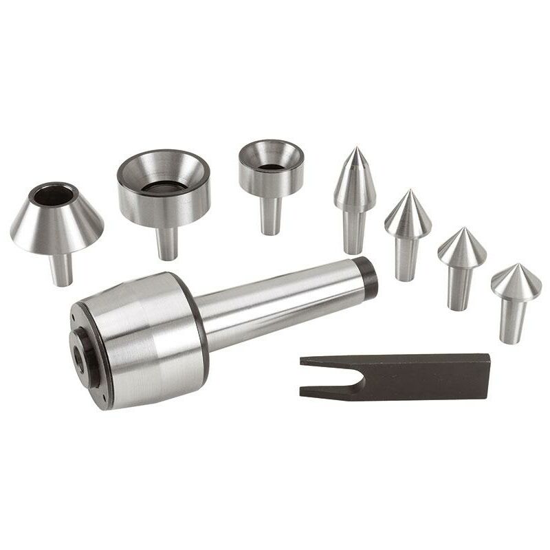 Fervi - Juego de contrapunto giratorio de 4cm para torno C050/4