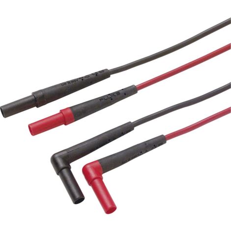 Set de cordons de mesure de sécurité Fluke TL224 [Banane mâle 4 mm - Banane mâle 4 mm] 1.50 m noir, rouge 1 pc(s) - noir, rouge