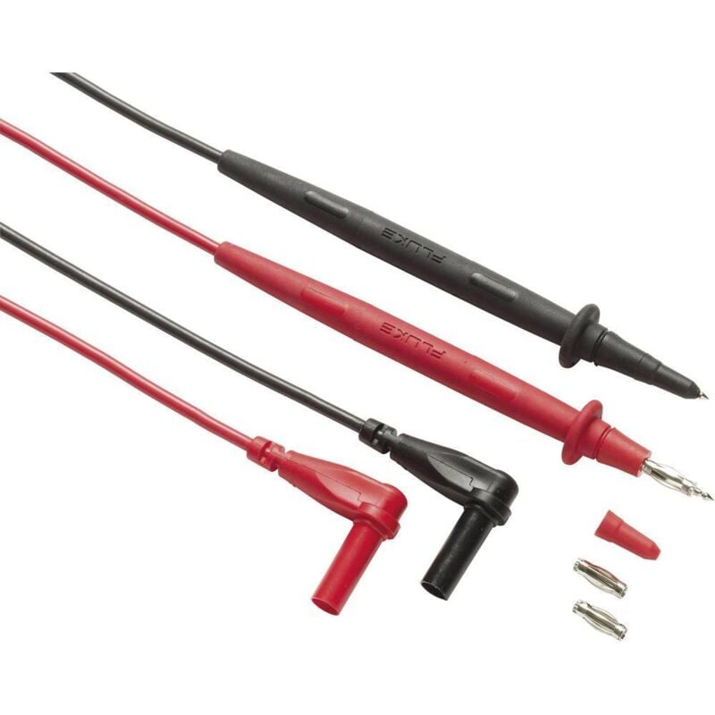 Fluke - TL76 Set de cordons de mesure de sécurité pointe de test Banane mâle 4 mm 1.50 m noir, rouge 1 pc(s)