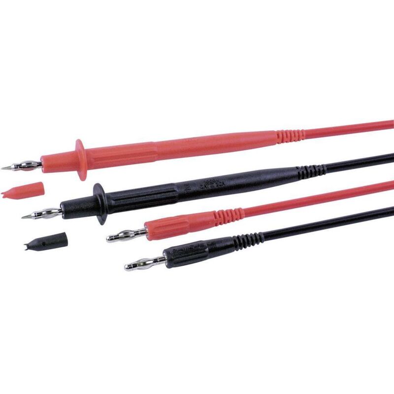 Multi Contact - set de cordons de mesure multicontact PLL-145/L-415,FLEXI-2V 1,0 100 cm [ banane mâle 4 mm - pointe de test] 1.00 m noi