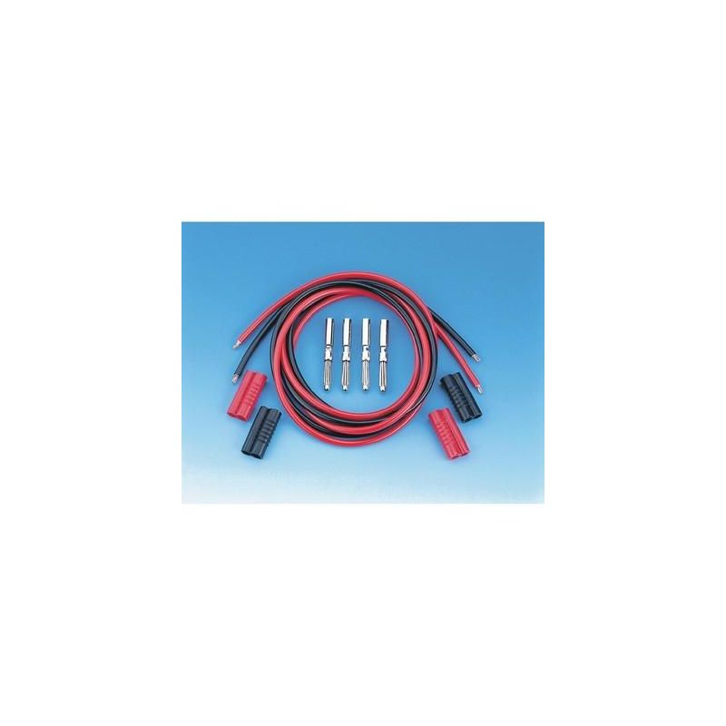 Set de cordons de mesure Voltcraft banane mâle 4 mm - banane mâle 4 mm] 1.00 m noir, rouge ms 4041/21