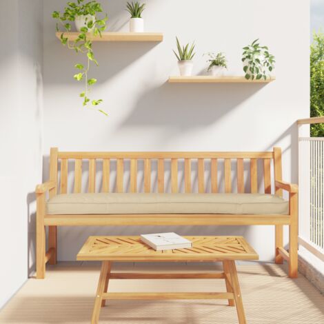 Set de coussins de palette 2 pcs Beige 180 x 40 x 8 cm vidaXL