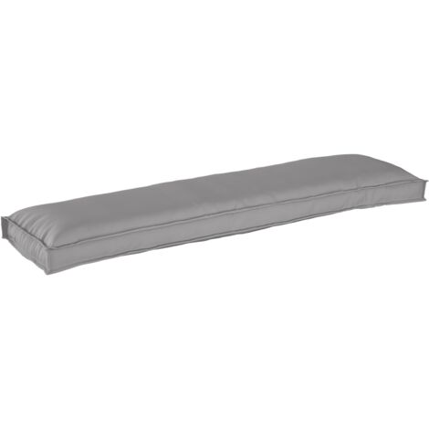 Set de coussins de palette 2 pcs,Coussins d'extérieur Gris 150 x 40 x 8 cm CFW699290