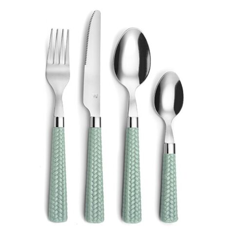 Set de Cubiertos Amefa Paille 24 Piezas Metal Bicolor (25 cm)