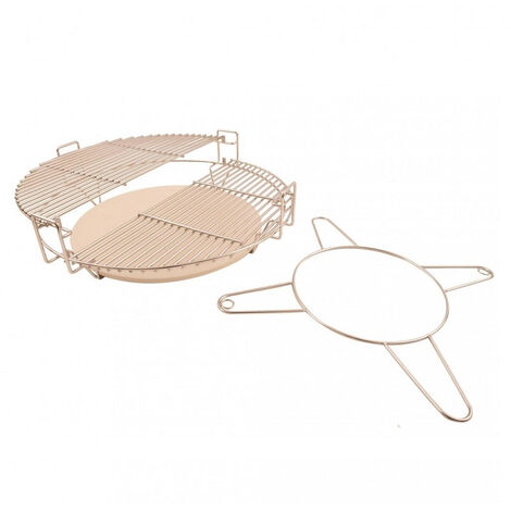 Set de cuisson Divide & Conquer pour Kamado avec Grille de 46cm dont Kamal