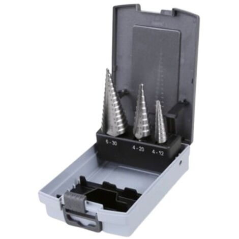 Set de cutters coniques à gradins Beta avec boîte en plastique 004250030