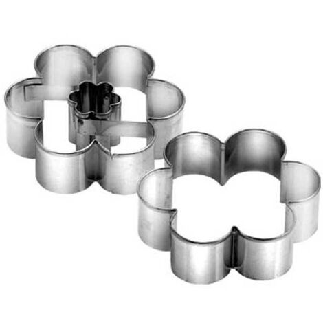 Set de découpe pour biscuits en forme de fleur, 2 pièces, Delicia Tescoma 631182