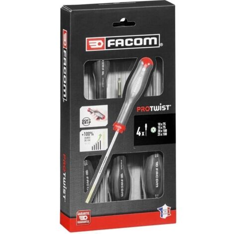 Set de Destornilladores Facom ProTwist Resistorx ATXR Torx 4 Piezas