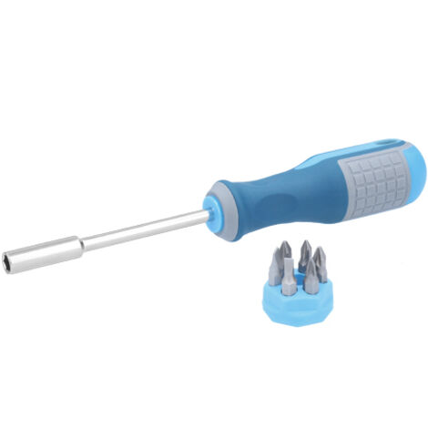 Set de destornilladores Ferrestock fskdes014 portabits magnético mango ergonómico