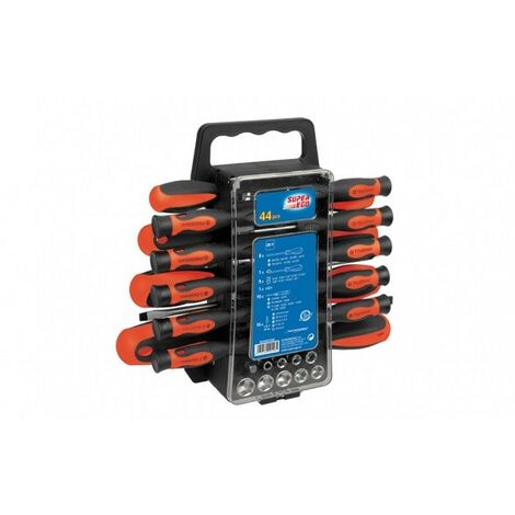 SUPER-EGO TOOLS Set de destornilladores y llaves de 44 piezas - SUPER-EGO