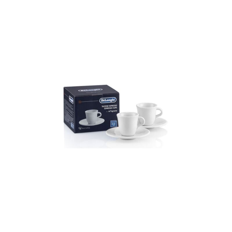 Delonghi - Set de deux tasses à espresso de 70 ml 5513283721