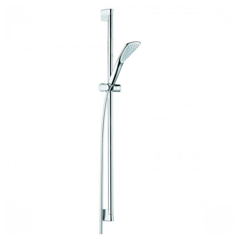 Kludi - Fizz - Set tête de douche, flexible et barre de 900 mm, chrome 6764005-00