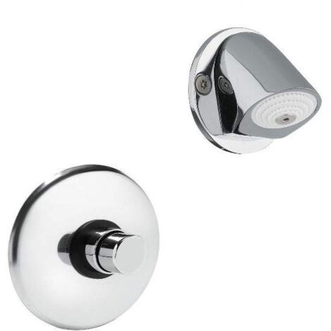 IDRAL RUBINETTERIA Set de douche avec robinet temporisé 30 secondes et pomme de douche IDRAL KITIDRAL1