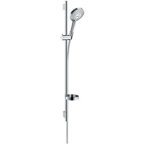 Set de douche Raindance Select S 120 PowderRain / Unica'S Puro 0,90 m chromé