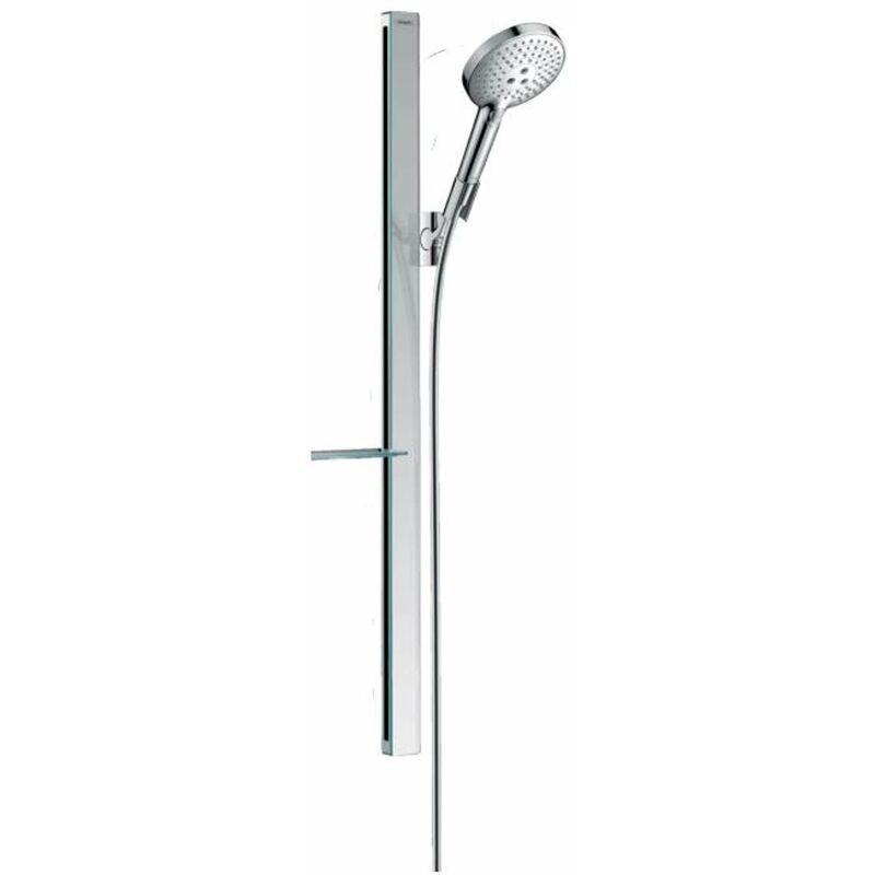 Hansgrohe - Set de douche 120 3jet avec barre Unica'E 90 cm et porte-savon chromé Raindance Select s